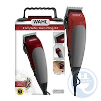 Cortadora de Cabello Wahl 79235-288 Rojo Kit Completo 20 Pzas.